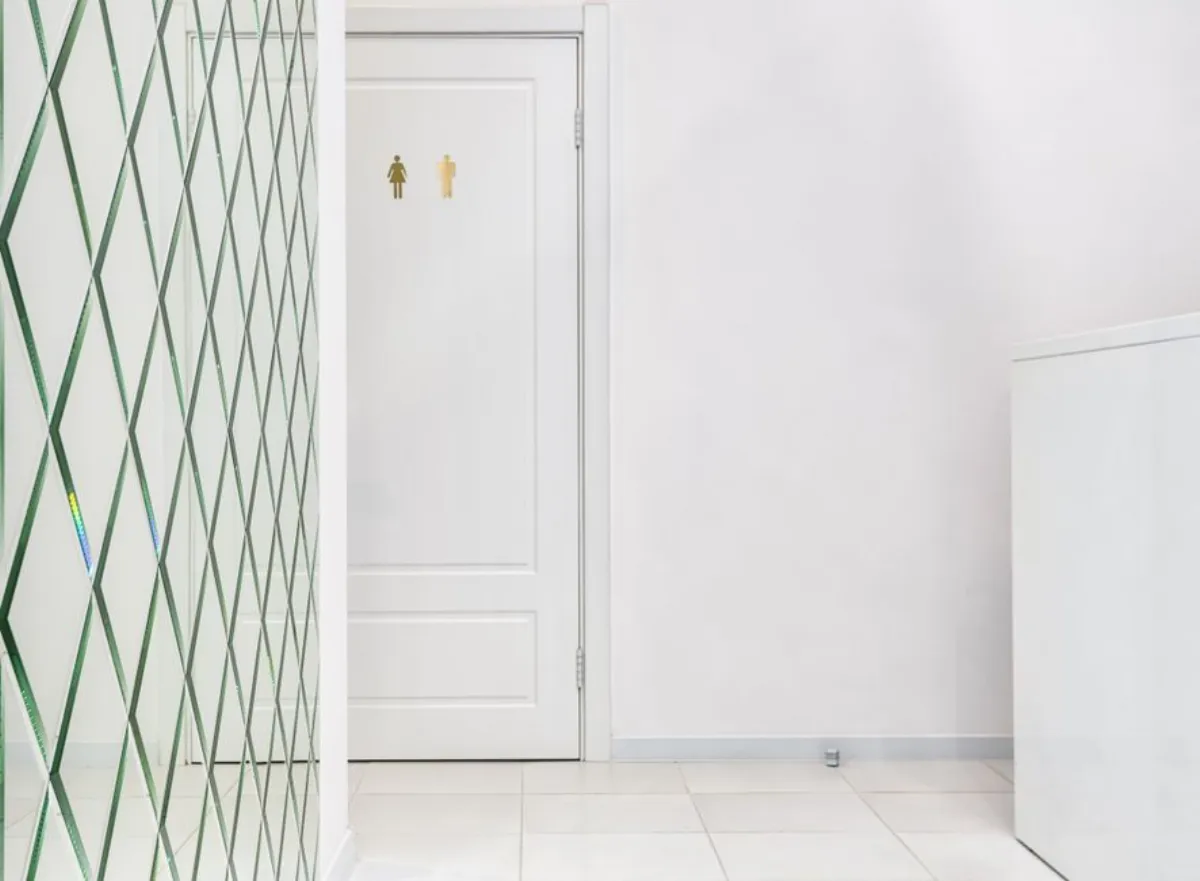 bathroom door